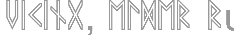 VIKING, ELDER Runes Bold