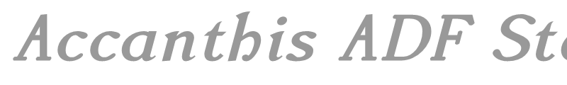 Accanthis ADF Std No3