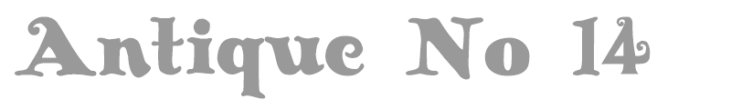 Antique No 14