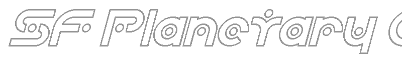 SF Planetary Orbiter Outline
