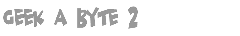 Geek a byte 2