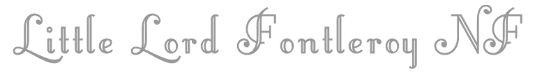 Little Lord Fontleroy NF