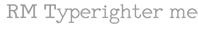 RM Typerighter medium