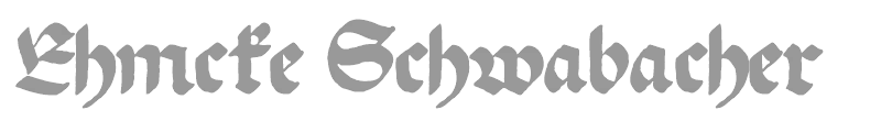 Ehmcke Schwabacher