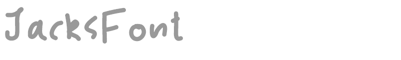 JacksFont