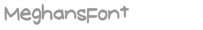 Meghans Font