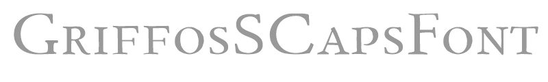 GriffosSCapsFont