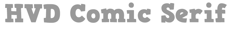 HVD Comic Serif Pro