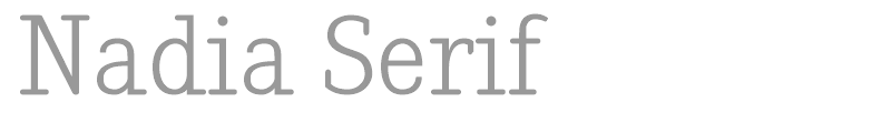 Nadia Serif