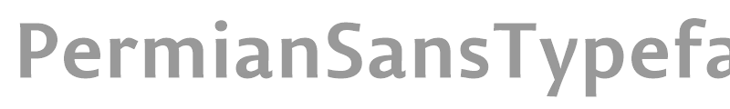 PermianSansTypeface