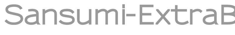 Sansumi-ExtraBold