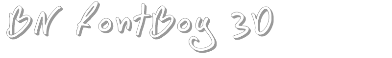 BN FontBoy 3D
