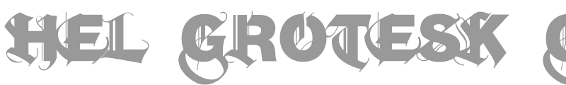 Hel Grotesk Gothiq