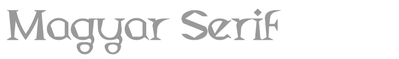 Magyar Serif