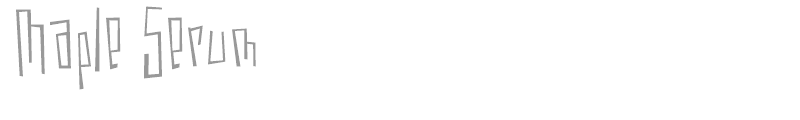 Maple Serum
