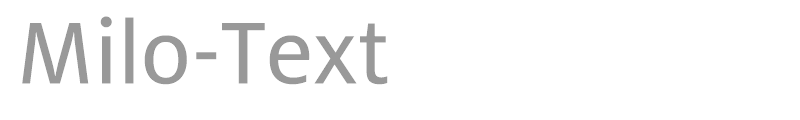 Milo-Text