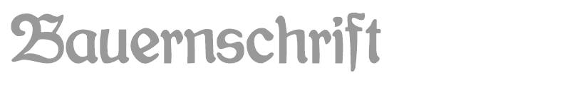 Bauernschrift