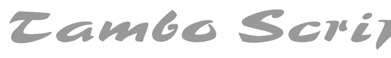 Tambo Script MF