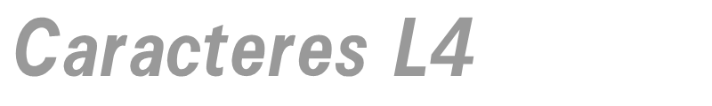 Caracteres L4