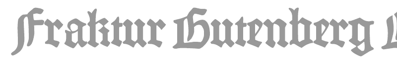 Fraktur Gutenberg B42