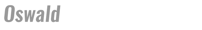 Oswald Stencil
