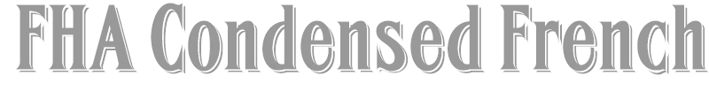 FHA Condensed French Shade NC