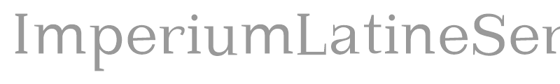 ImperiumLatineSerif