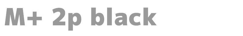 M+ 2p thin