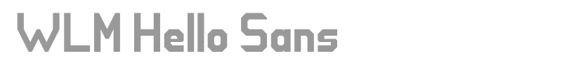 WLM Hello Sans