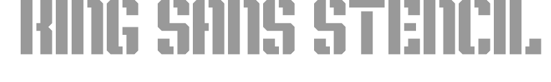 KING SANS STENCIL
