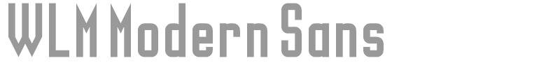 WLM Modern Sans