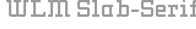 WLM Slab-Serif
