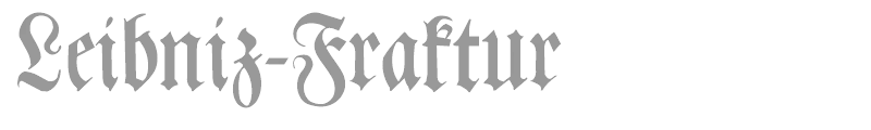 Leibniz-Fraktur