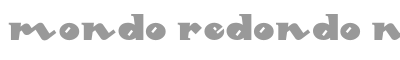 Mondo Redondo NF