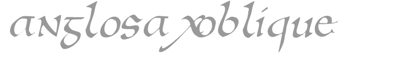 AnglosaxOblique