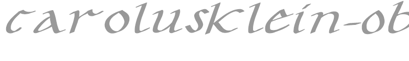 CarolusKlein-Oblique