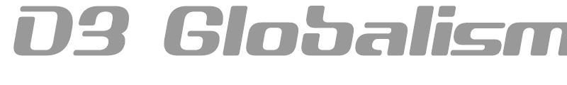 D3 Globalism italic
