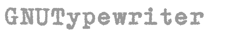 GNUTypewriter