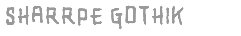 SHARRPE GOTHIK