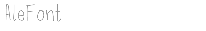 AleFont