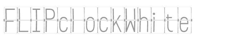 Flip Clock