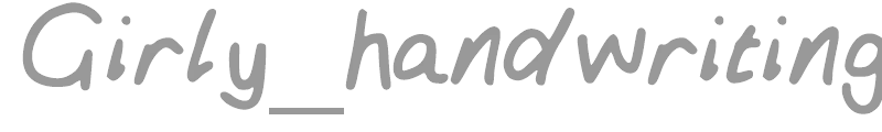 Girly_handwriting