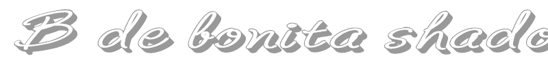 B de bonita regular