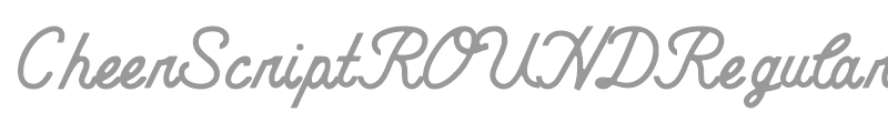 CheerScriptROUNDRegular