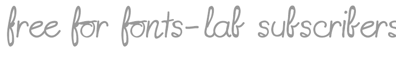 free for fonts-lab subscribers