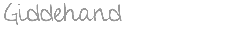 Giddehand