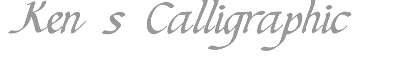 Ken's Calligraphic