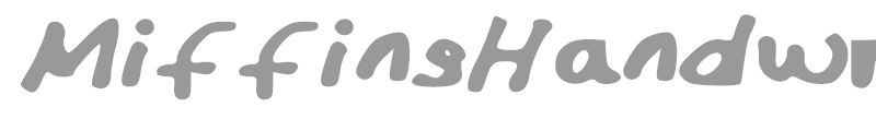 MiffinsHandwriting
