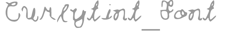 Curlytint_Font