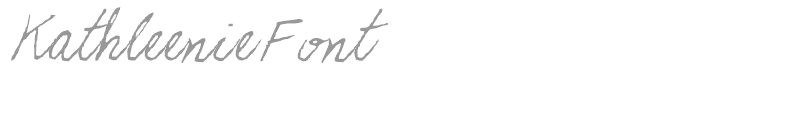 KathleenieFont